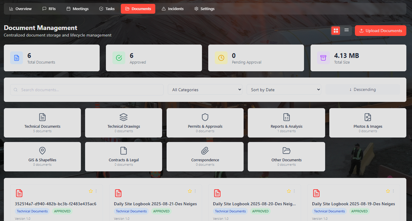 Project+ Document Control - Versioned drawings with approval gates and transmittals